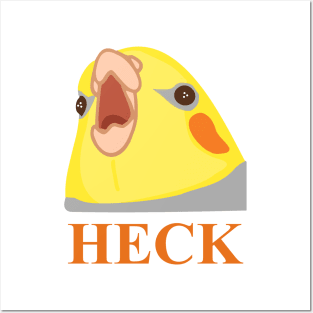 HECK - cockatiel Posters and Art